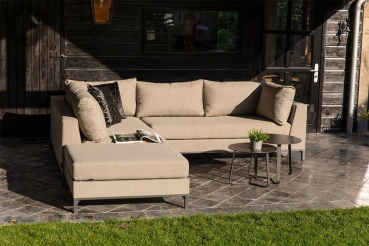 Preview: EXOTAN® Sicilie Gartenlounge Nanotex Taupe Links